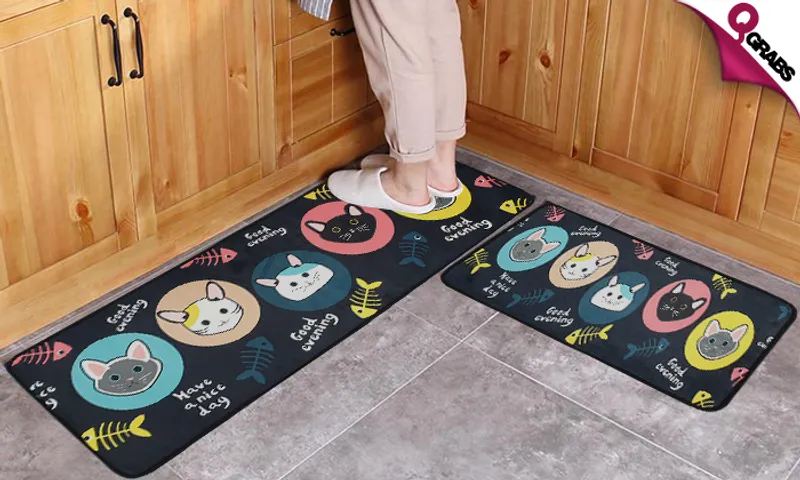 Set of Printed Household Mats!